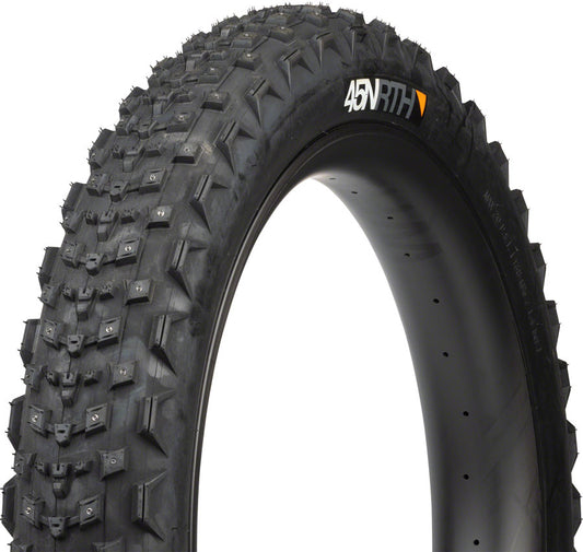 Dillinger 4 Tire - Tubeless, Folding, Black, 120 TPI, 168 Large Concave Carbide Aluminum Studs