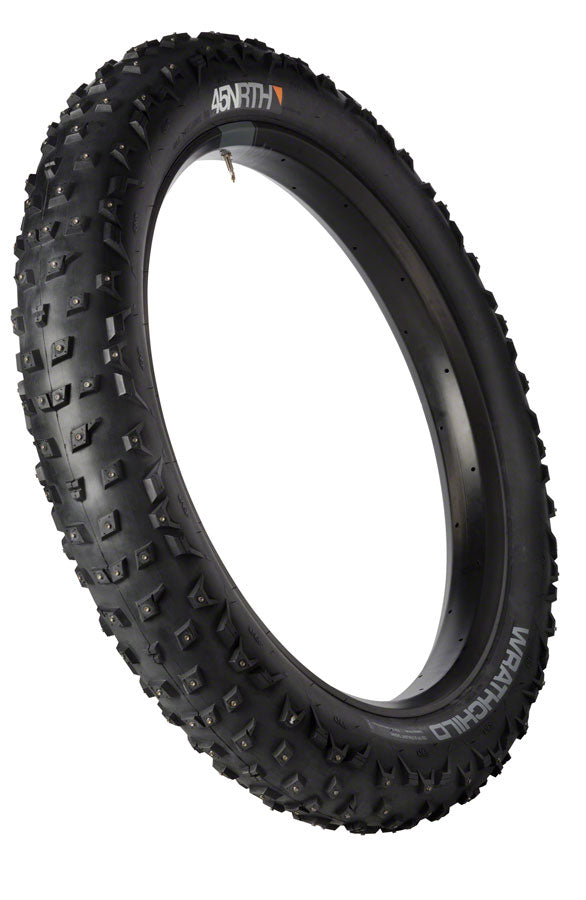 Wrathchild, Studded Fatbike Tire - 120tpi  Tubeless Folding  (224 XL Studs)