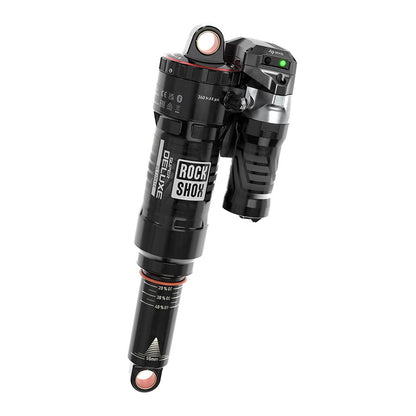 RockShox, Super Deluxe Flight Attendant, Rear shock, 185x55, Shaft Eyelet: Trunnion, Body Eyelet: Standard, 0Neg/0Pos Token, Reb55/Comp37, Lockout6