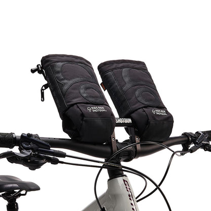 Kids Ride Shotgun, Pogies, Black, Pair
