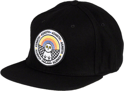 Winter Wonder Wool Snapback Hat - Black, Adjustable