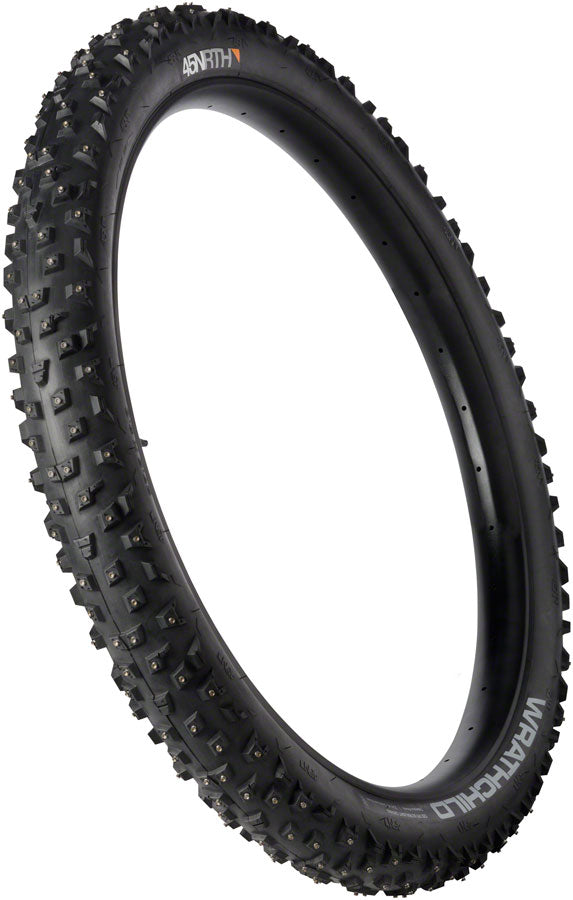 Wrathchild Tire - 27.5 x 3.0, Tubeless, Folding, Black, 120 TPI, 252 XL Concave Carbide Aluminum Studs