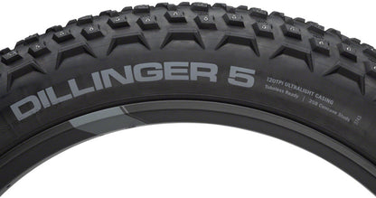 Dillinger 5 Tire - Tubeless, Folding, 258 Concave Carbide Aluminum Studs